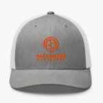 Casquette (grise et blanche) signée ALEXANDRE BOULANGER