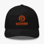 Casquette noire (trucker rétro) signée ALEXANDRE BOULANGER