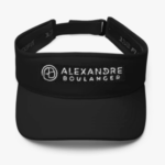 Visière noire signée ALEXANDRE BOULANGER